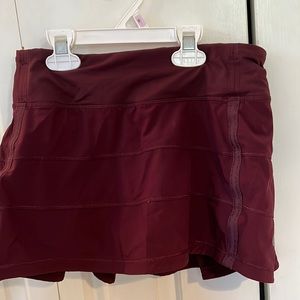 LULULEMON pace rival mid-rise skirt